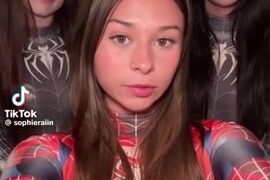 Sophie Rain Spider Man HOT Video Sex Tape Lesbians Threesome